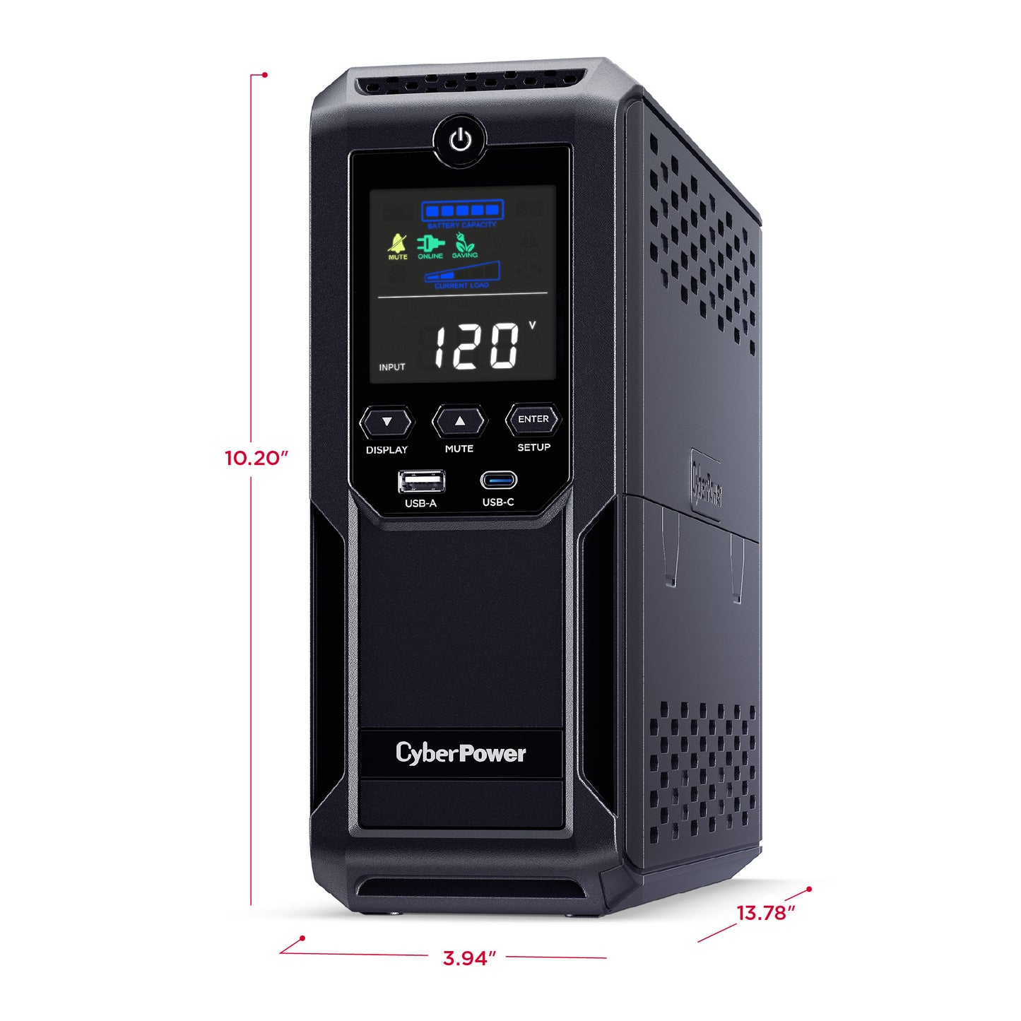 CyberPower CP1350AVRLCD3 1350VA / 800W Line Interactive UPS (Mini-Tower) — Feature detail