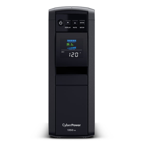 CyberPower CP1350PFCLCD 1350VA UPS line-interactive (mini-tour)