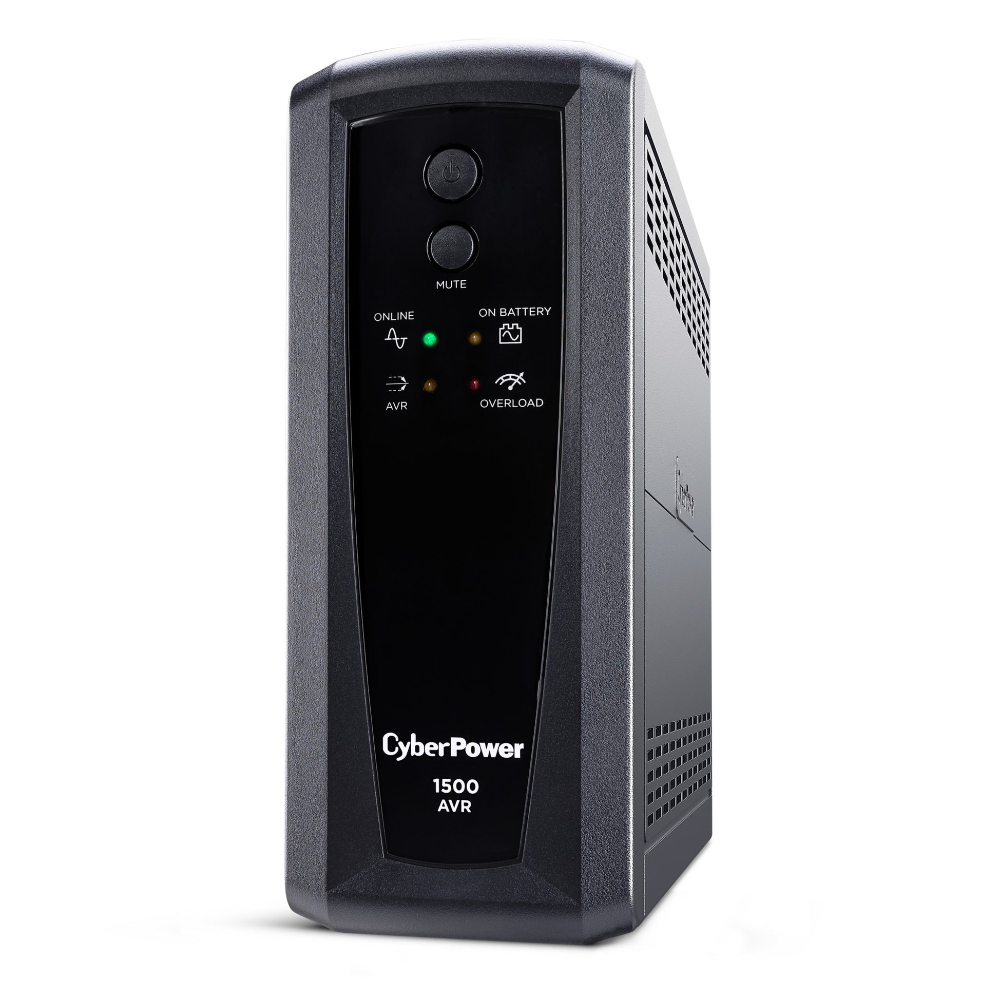 CyberPower CP1500AVRT 1500VA / 900W Line Interactive UPS (Rack/Tower) — Left angle