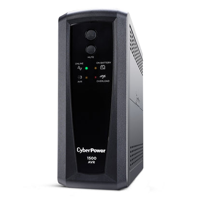 CyberPower CP1500AVRT 1500VA / 900W Line Interactive UPS (Rack/Tower) — Left angle