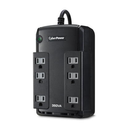 CyberPower CP350SLG 350VA Standby UPS (Mini-Tower) — Left angle