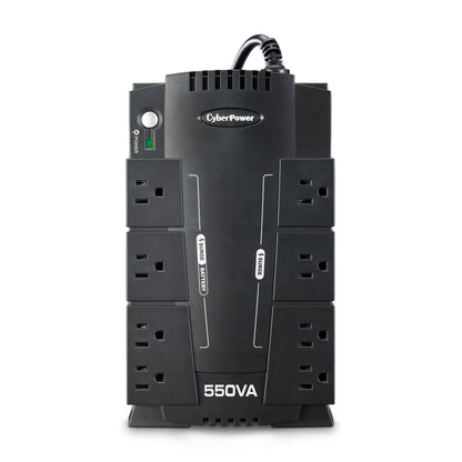 CyberPower CP550SLG 550VA / 330W Standby UPS (External) — Front view