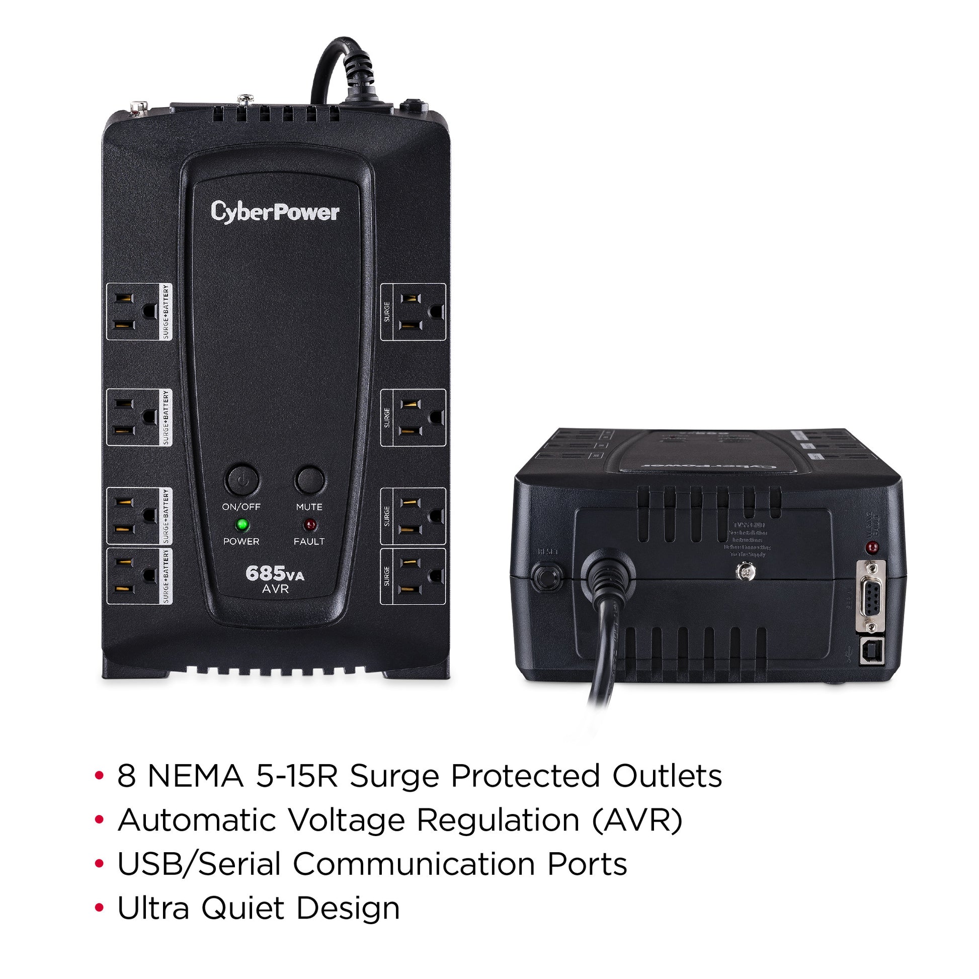 CyberPower CP685AVR-G 685VA / 390W Line Interactive UPS — Feature detail