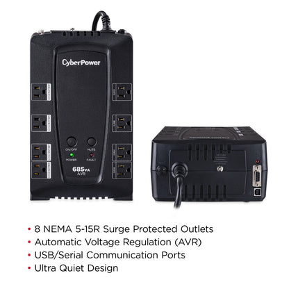 CyberPower CP685AVR-G 685VA / 390W Line Interactive UPS — Feature detail