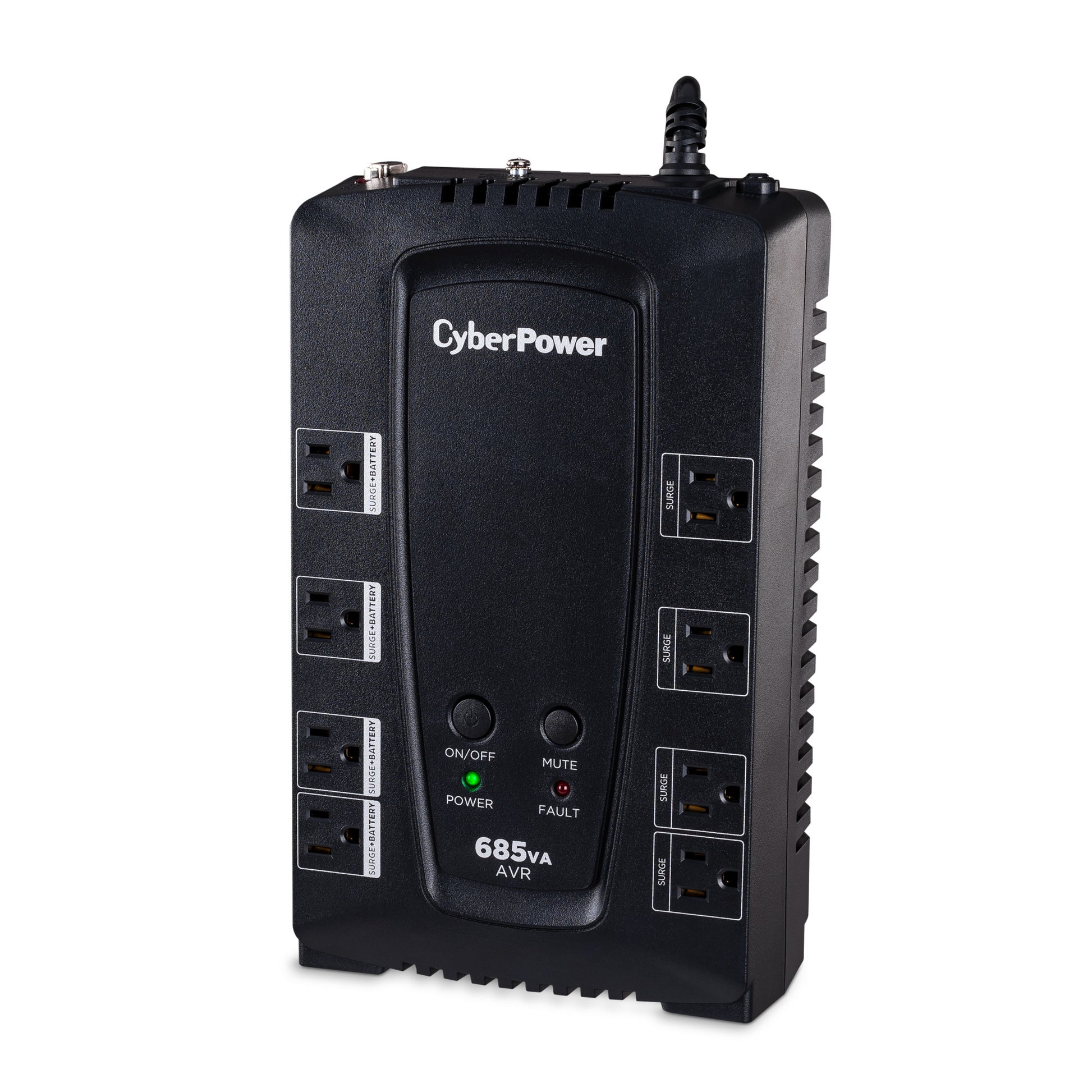 CyberPower CP685AVR-G 685VA / 390W Line Interactive UPS — Left angle
