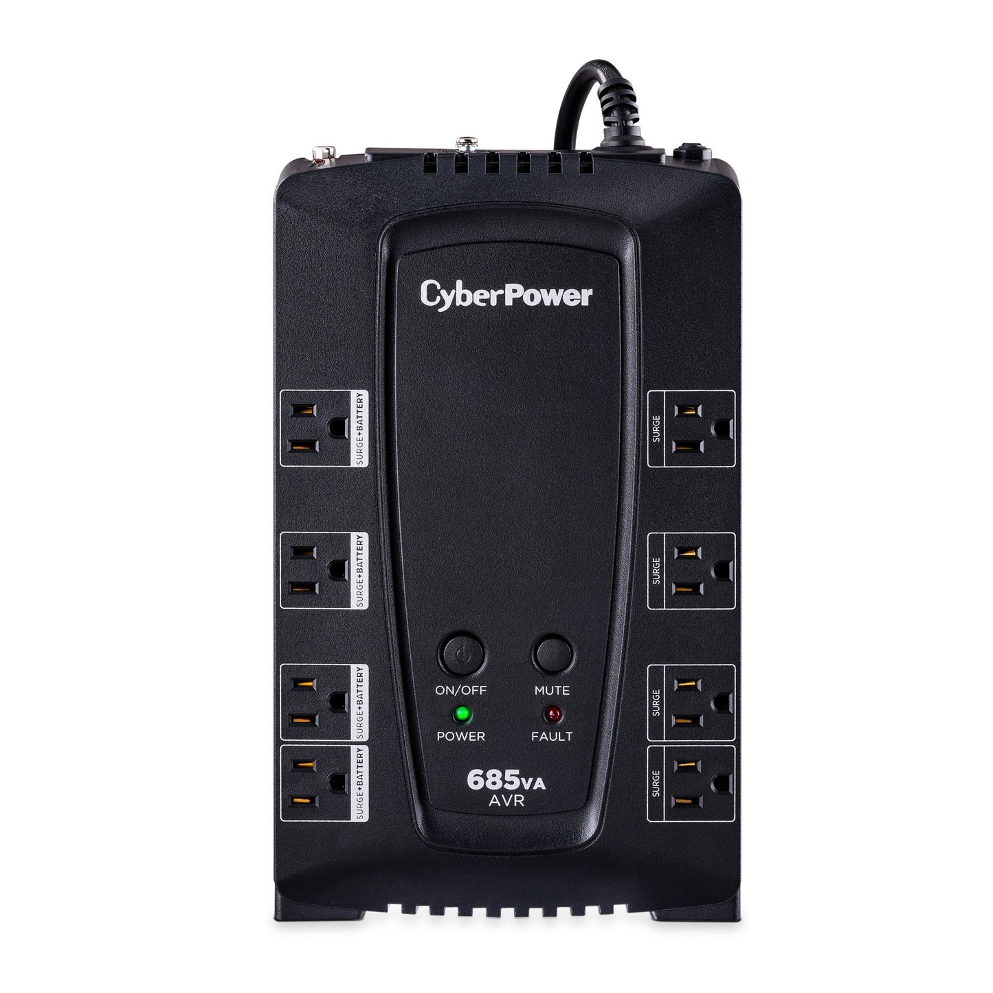 CyberPower CP685AVR-G 685VA / 390W Line Interactive UPS — Front view