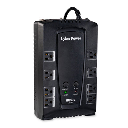 CyberPower CP685AVR-G 685VA / 390W Line Interactive UPS — Right angle