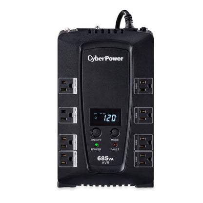 CyberPower CP685AVRLCD 685VA UPS line-interactive (mini-tour) - vue avant