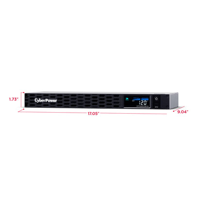 CyberPower CP700PFCRM1U 700VA / 400W Line Interactive UPS (Rackmount) — Rear view