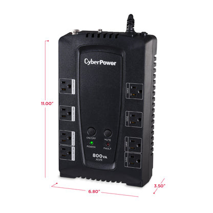 CyberPower CP800AVR 800VA Line Interactive UPS (Mini-Tower) — Feature detail