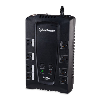 CyberPower CP800AVR 800VA Line Interactive UPS (Mini-Tower) — Left angle