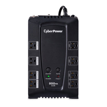 CyberPower CP800AVR 800VA Line Interactive UPS (Mini-Tower) — Front view