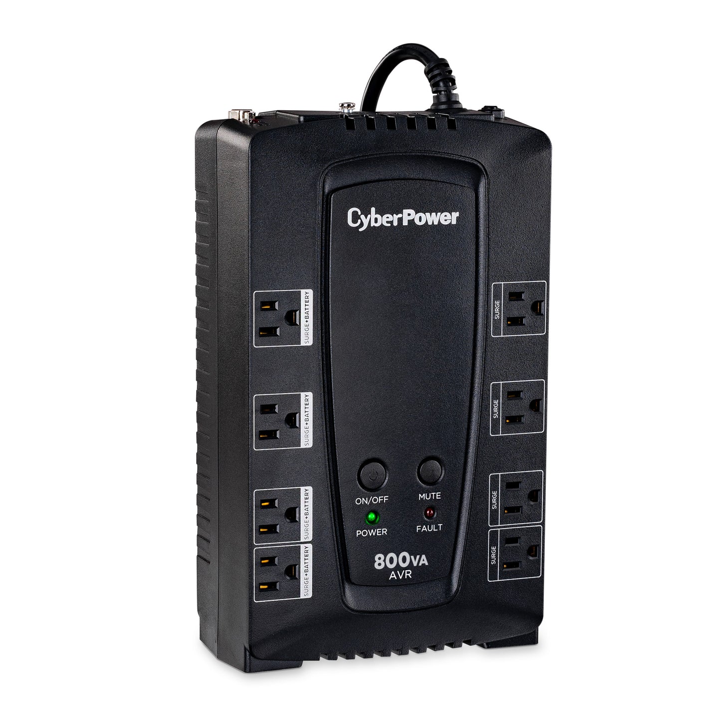 CyberPower CP800AVR 800VA Line Interactive UPS (Mini-Tower) — Right angle