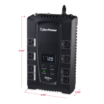 CyberPower CP825AVRLCD 825VA Line Interactive UPS (Mini-Tower) — Feature detail