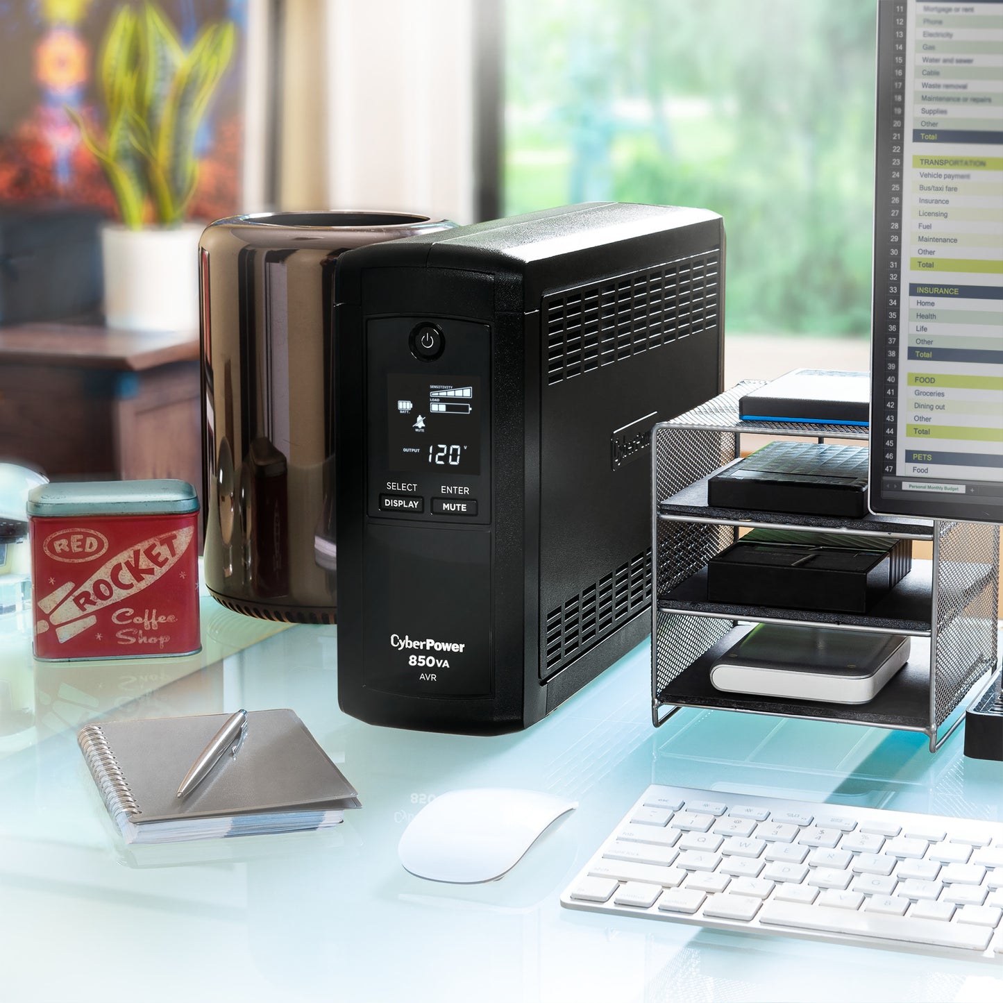 CyberPower CP850AVRLCD 850VA / 510W Line Interactive UPS (Mini-Tower) — Feature detail