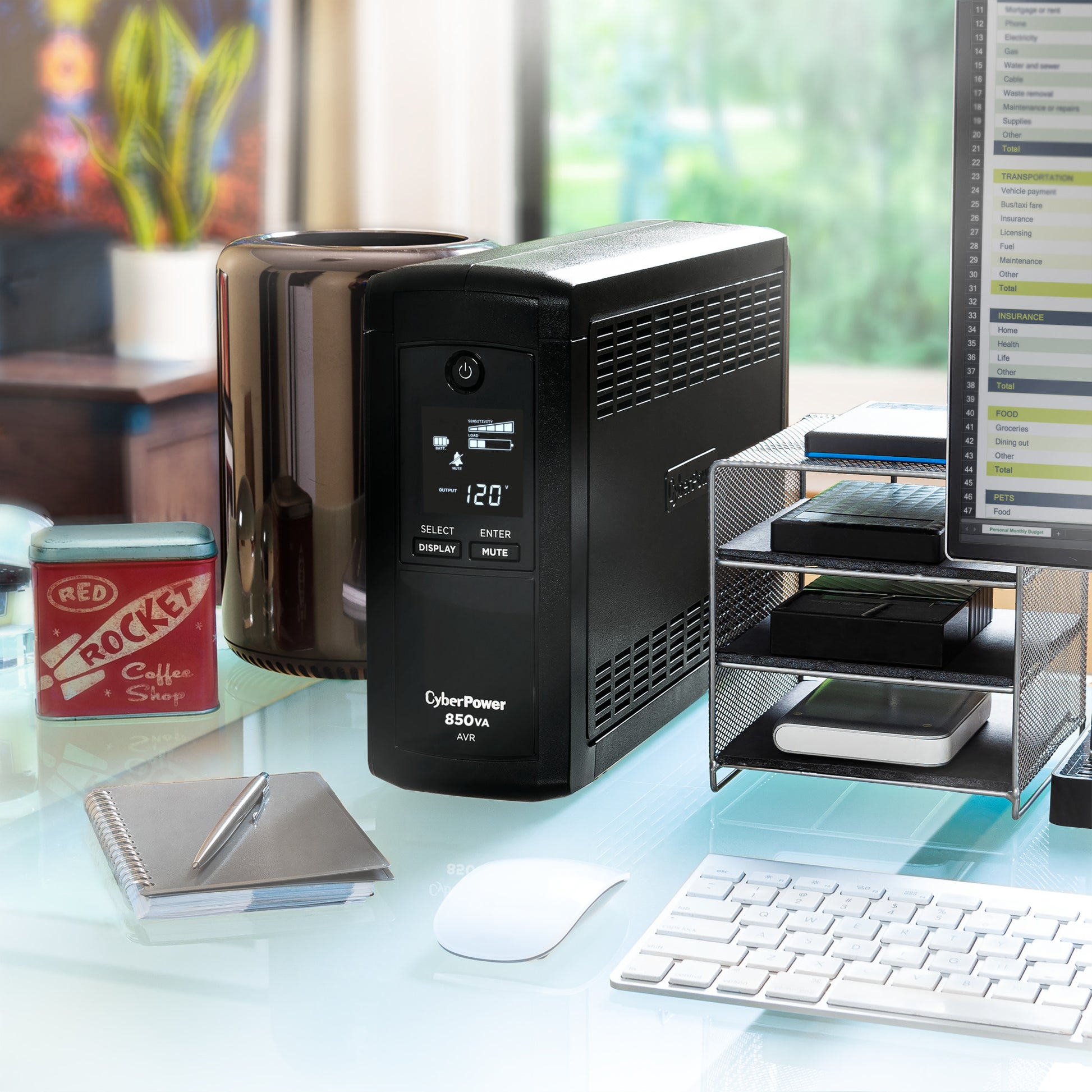 CyberPower CP850AVRLCD 850VA / 510W Line Interactive UPS (Mini-Tower) — Feature detail