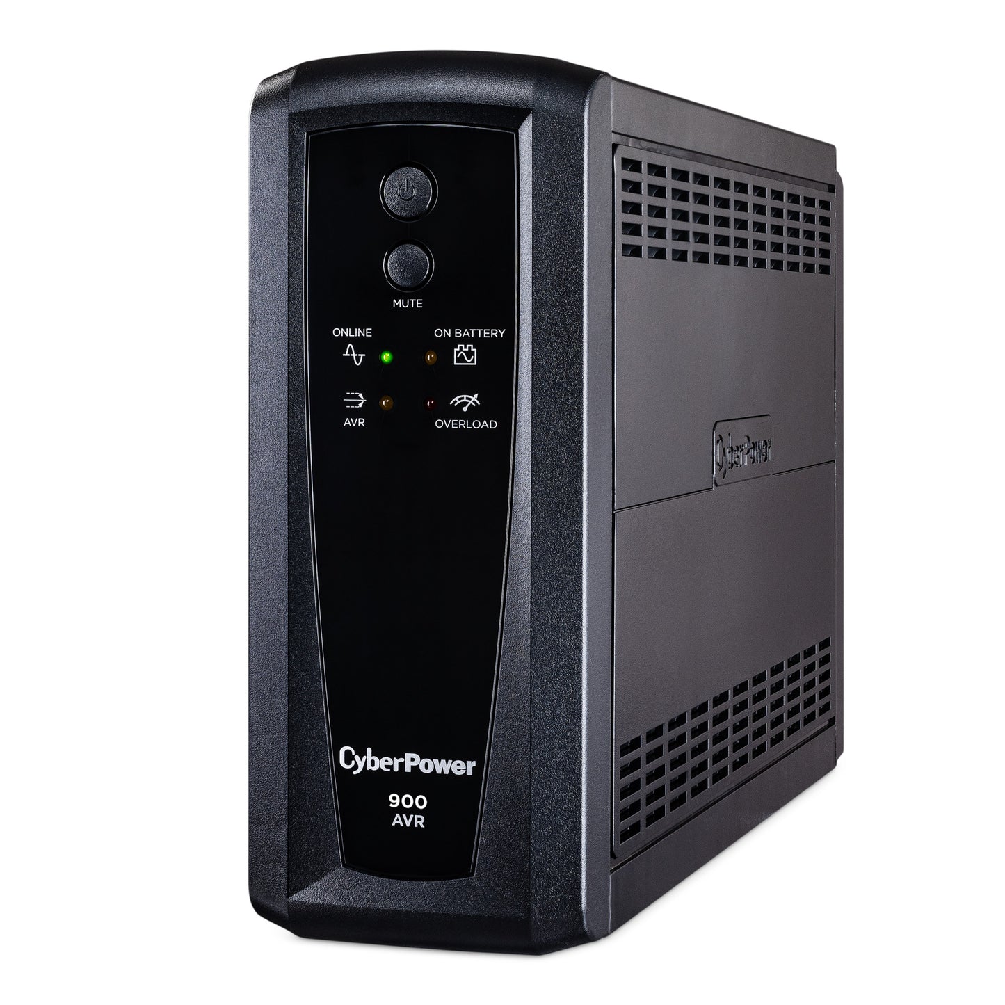 CyberPower CP900AVR 900VA / 560W Line Interactive UPS (Mini-Tower) — Left angle
