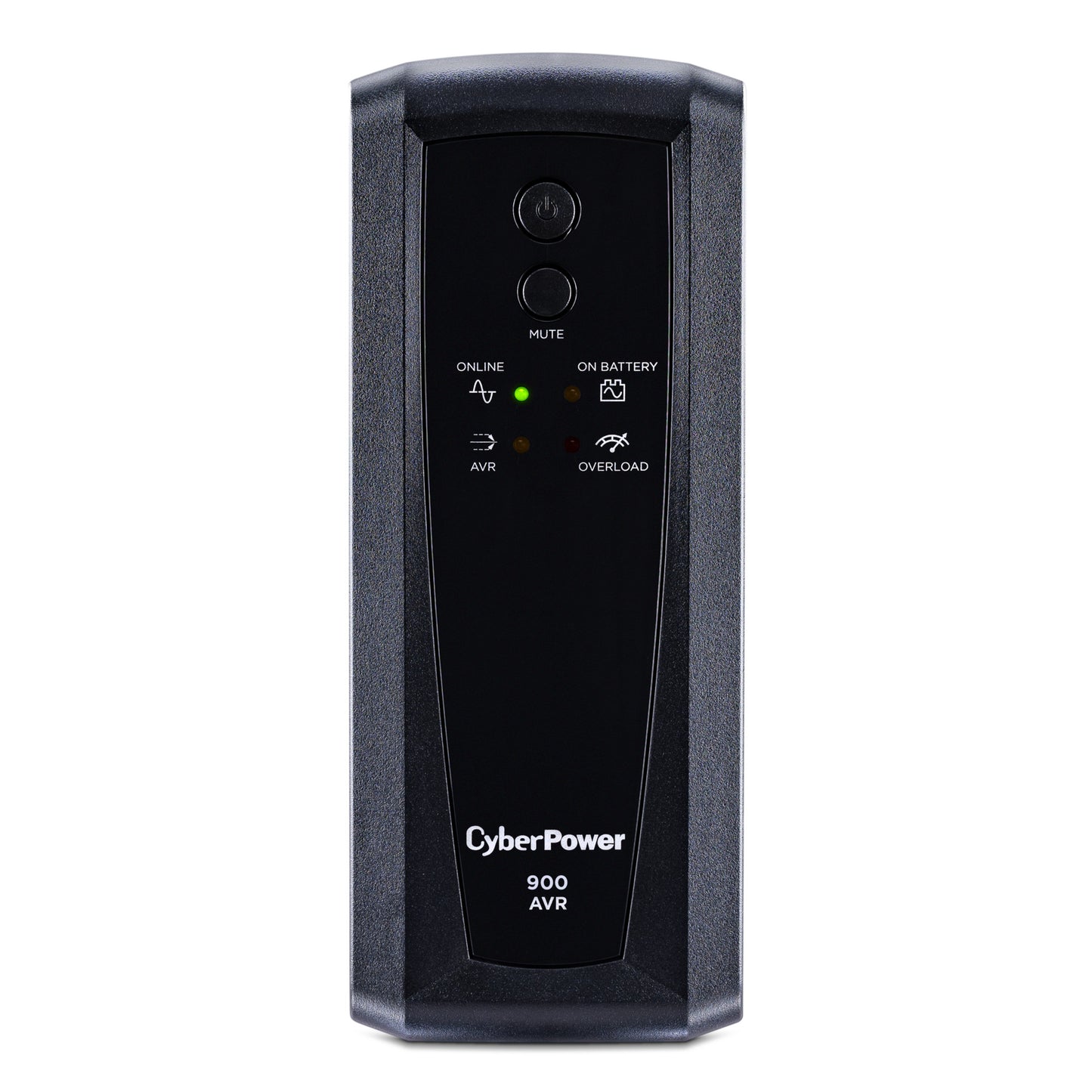 CyberPower CP900AVR 900VA / 560W Line Interactive UPS (Mini-Tower) — Front view