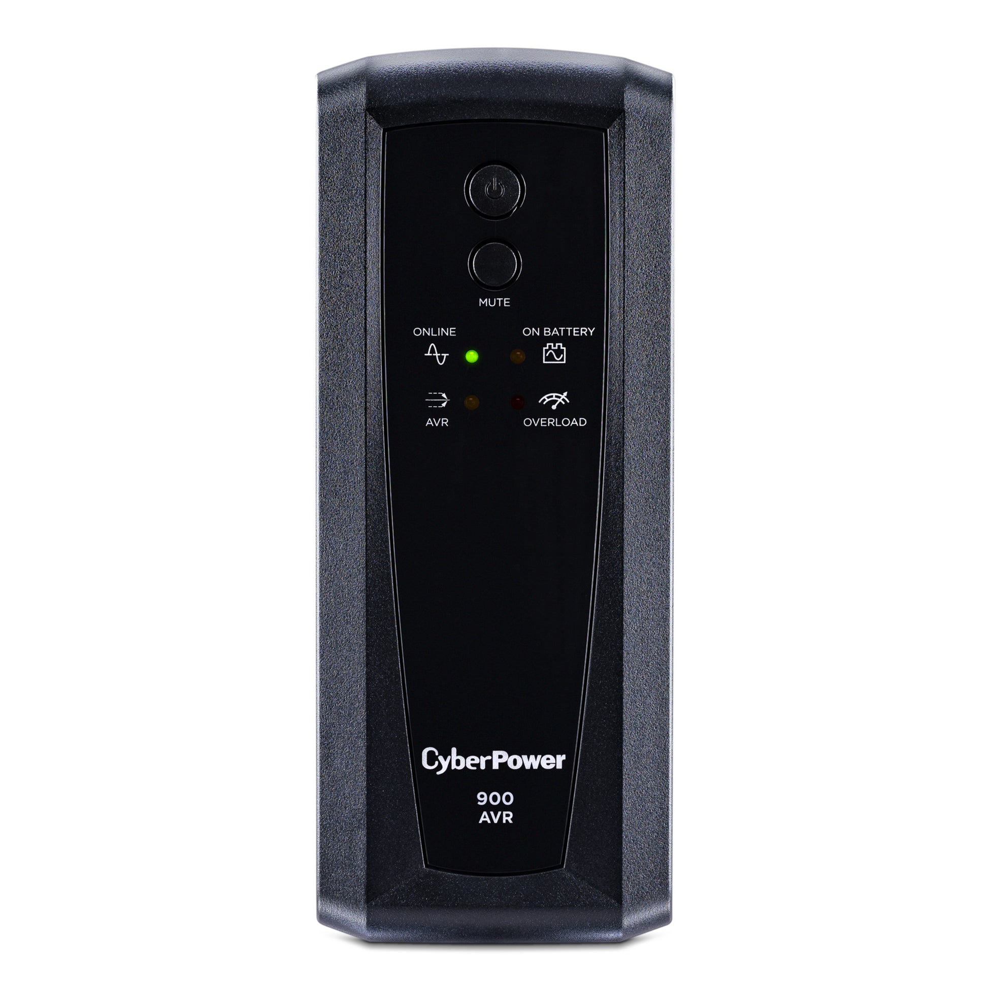 CyberPower CP900AVR 900VA / 560W Line Interactive UPS (Mini-Tower) — Front view