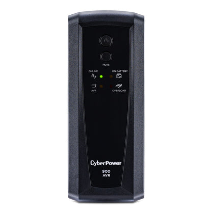 CyberPower CP900AVR 900VA / 560W Line Interactive UPS (Mini-Tower) — Front view