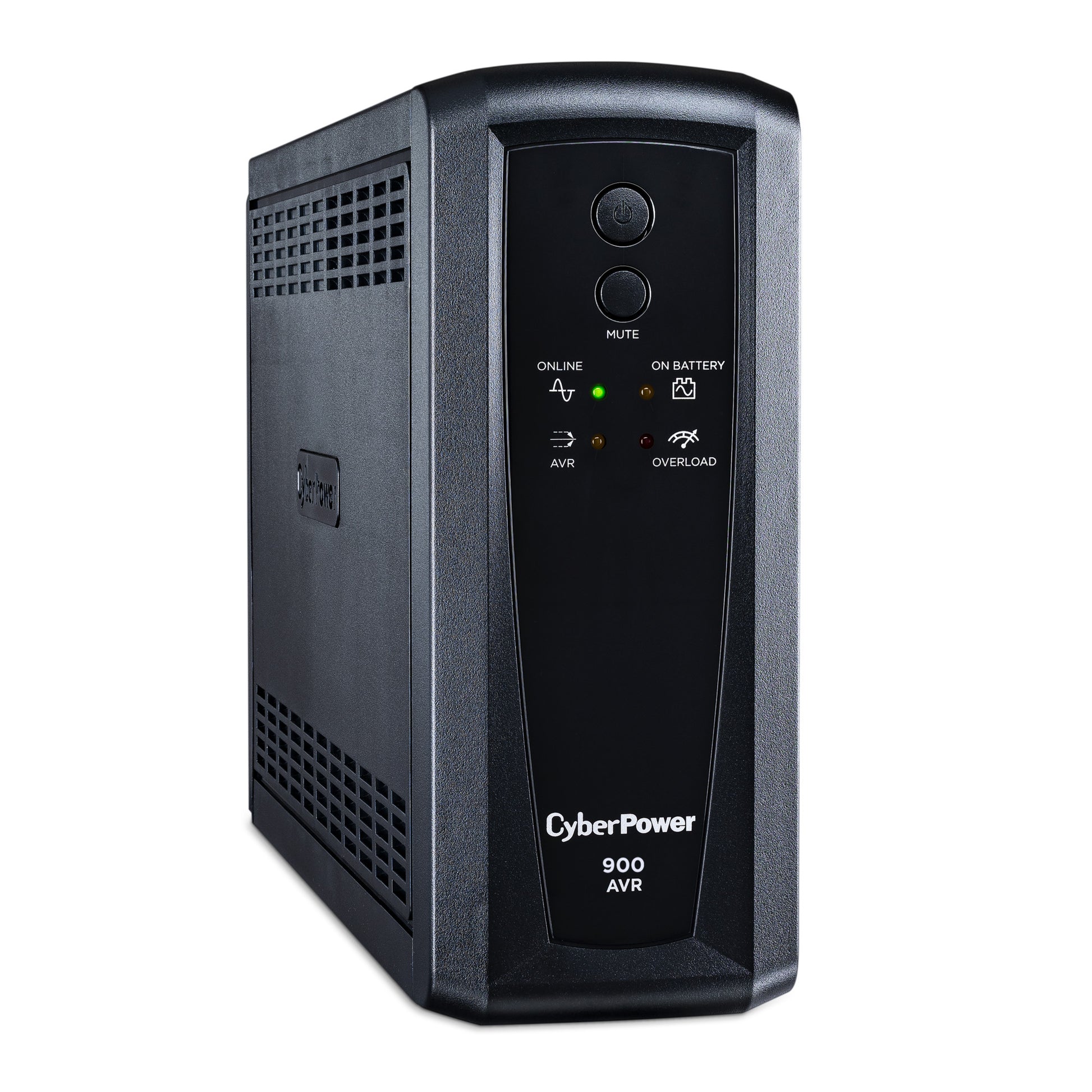 CyberPower CP900AVR 900VA / 560W Line Interactive UPS (Mini-Tower) — Right angle