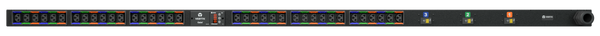 Vertiv Rpdu, Metered Upgradeable, 30A, 208V Delta, 8.6KW, Vertical, (36) Combination C13/C19, 10FT / 3M Power CORD with L15-30P, Black Powder Coat.