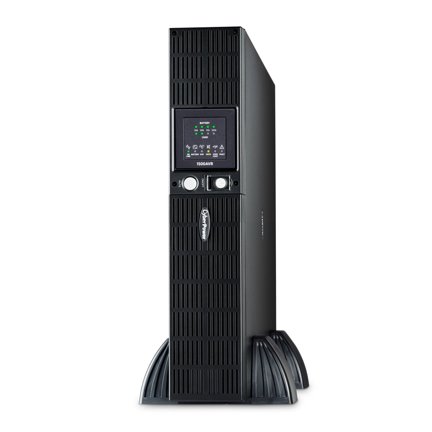 CyberPower CPS1500AVR 1500VA / 900W Line Interactive UPS (Rack/Tower) — Left angle