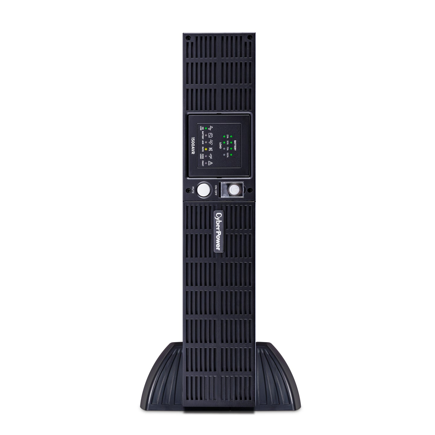 CyberPower CPS1500AVR 1500VA / 900W Line Interactive UPS (Rack/Tower) — Front view