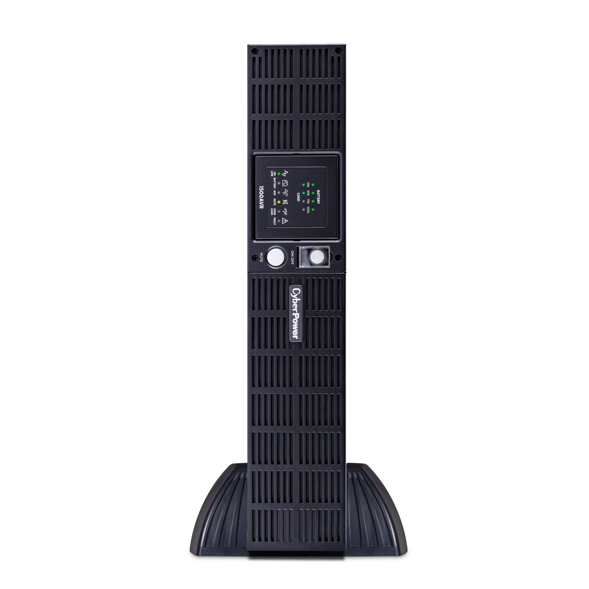 CyberPower CPS1500AVR 1500VA / 900W Line Interactive UPS (Rack/Tower) — Front view