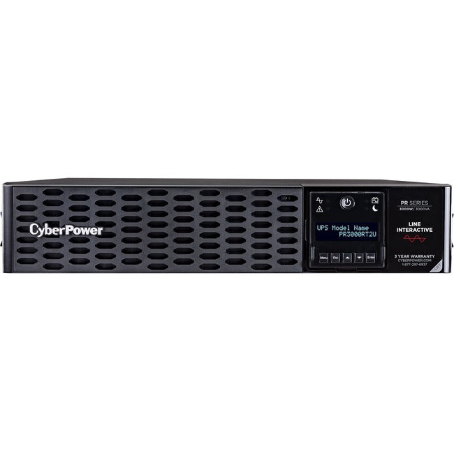 CyberPower Systems Smart App Sinewave montage en rack 3000VA convertible tour/rack 120V - PR3000RT2U