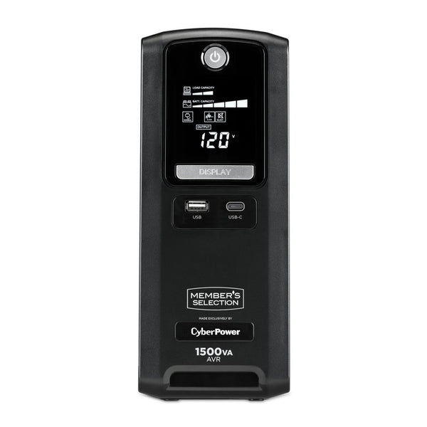 CyberPower PS1500AVRLCD 1500 VA / 900 W Tower Line-Interactive UPS