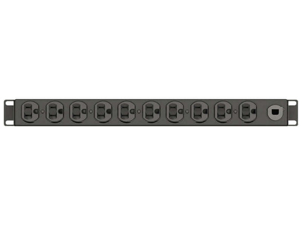 Vertiv VP9562 Basic Rack PDU, 10 Outlets (NEMA 5-15R), NEMA 5-15P Plug, 100-120V, 15A, Horizontal