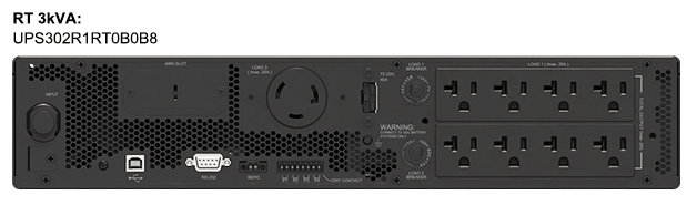 Delta RT Series - DELTA RT-3Kva/2.7kW Double Conversion Online UPS