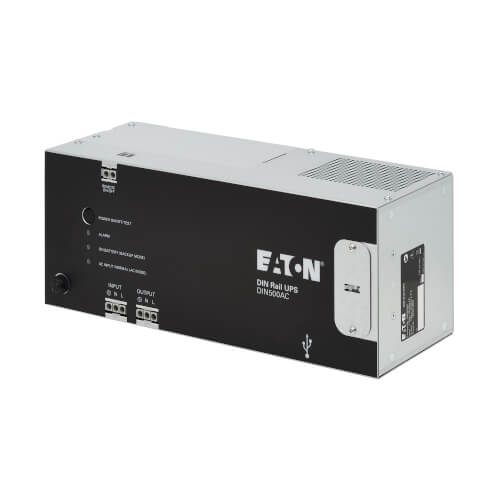 Eaton DIN500AC 500VA / 300W Online Double-Conversion UPS - détail arrière