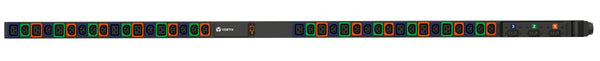 Vertiv Rack PDU - 0U, Variable Power Configuration, MAX 11.0KW, Universal Input, (24) Locking IEC C13, (12) Locking IEC C19, Basic Standard
