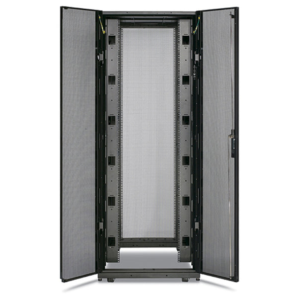 APC NetShelter SX AR3150X609 42U Server Rack Enclosure, 750 mm W x 1070 mm D, without Sides, Black