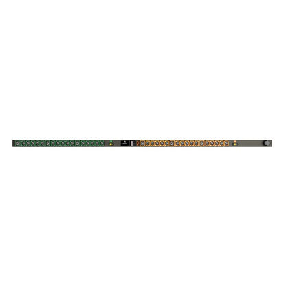 Vertiv Rack PDU - 0U, 208V, 30A, L6-30P, (30) U-lock C13, (6) U-lock C19, Metered Upgradeable