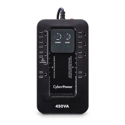 CyberPower EC450G 450VA / 260W Standby UPS — Front view