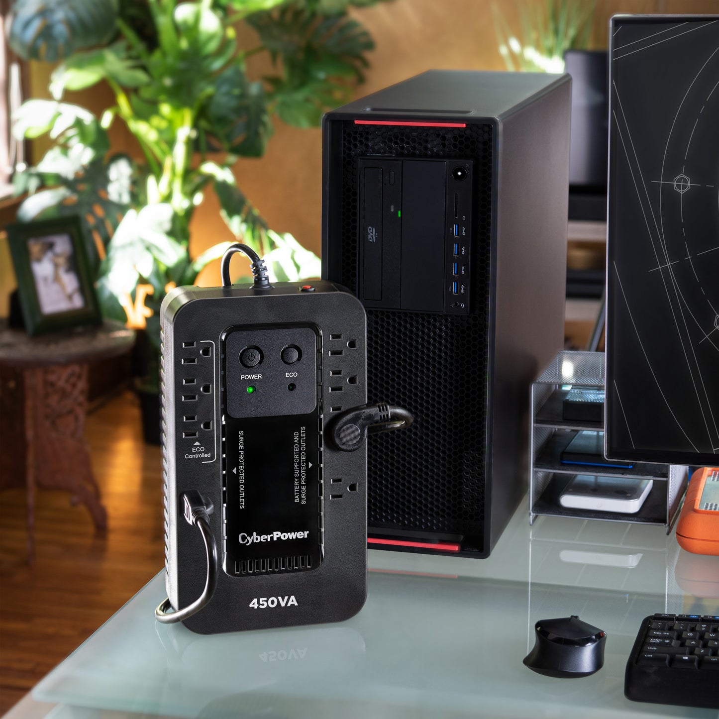 CyberPower EC450G 450VA / 260W Standby UPS — Feature detail