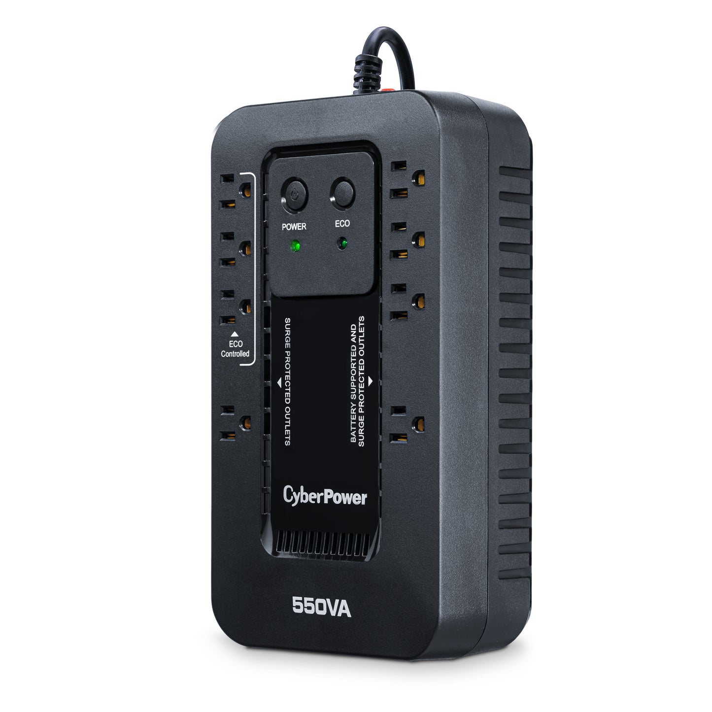 CyberPower EC550G 550VA Standby UPS (Mini-Tower) — Right angle