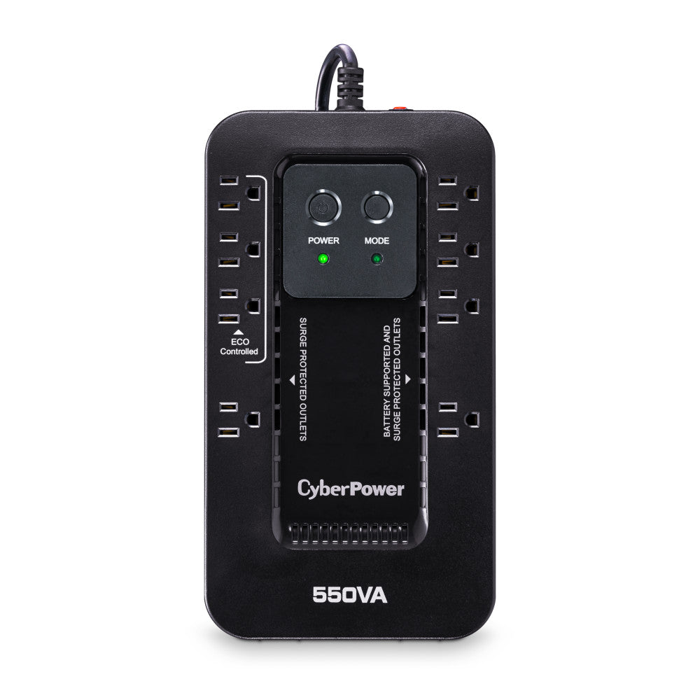 CyberPower EC550G 550VA Standby UPS — Front view