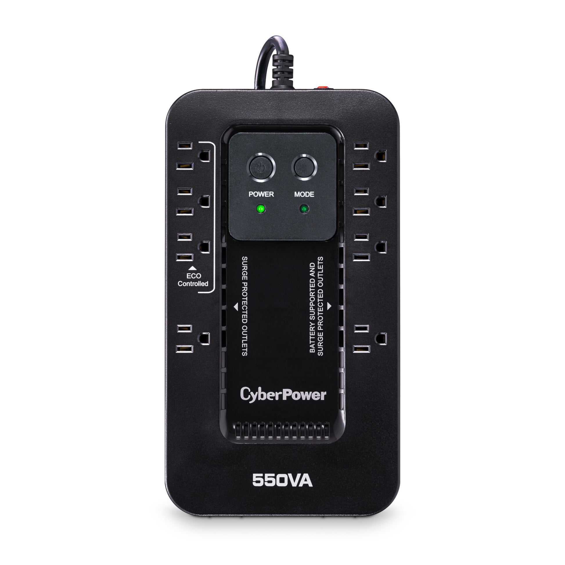 CyberPower EC550G 550VA Standby UPS — Left angle