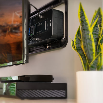 CyberPower EC650LCD 650VA / 390W Standby UPS (Mini-Tower) — In use