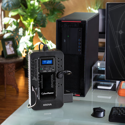 CyberPower EC650LCD 650VA / 390W Standby UPS (Mini-Tower) — Feature detail