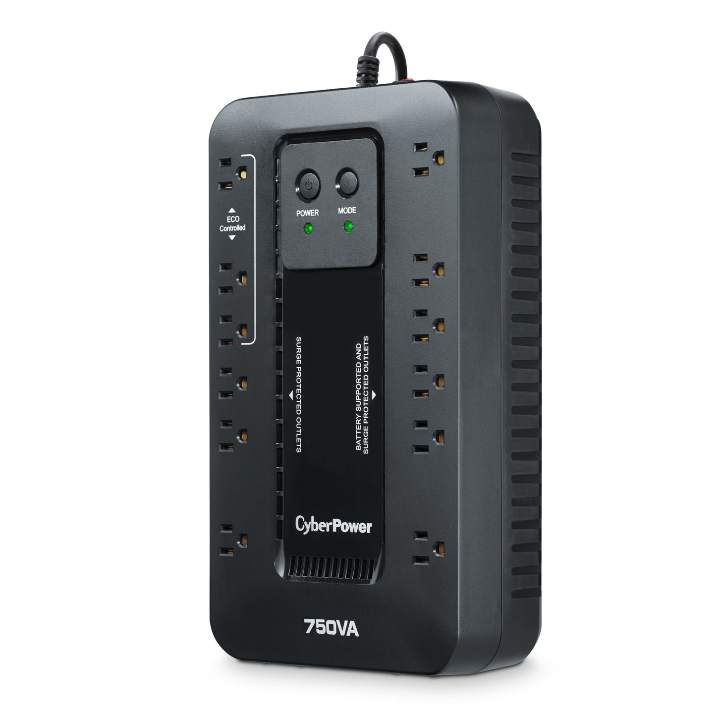 CyberPower EC750G 750VA Standby UPS — Right angle