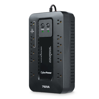 CyberPower EC750GTAA 750VA / 450W Standby UPS — Left angle