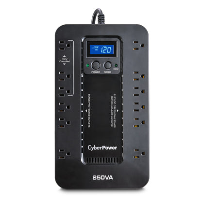 CyberPower EC850LCD 850VA / 510W Standby UPS — Left angle