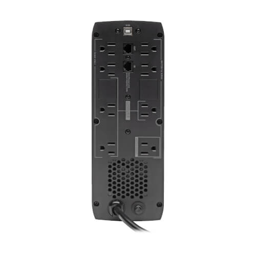 Tripp Lite ECO1000LCD 1000VA / 600W Line-Interactive UPS — Back view