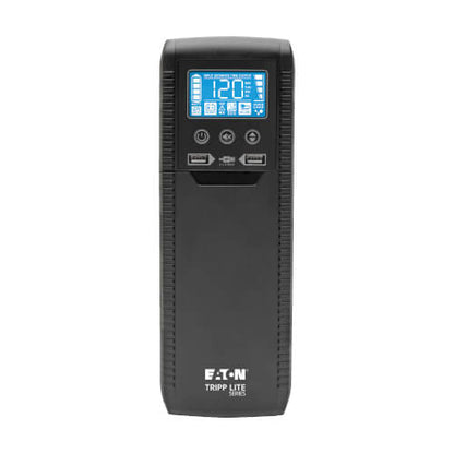 Tripp Lite ECO1000LCD 1000VA / 600W Line-Interactive UPS — Angled view