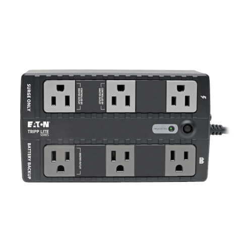 Tripp Lite ECO350UPS 350VA / 210W Standby UPS — Angled view